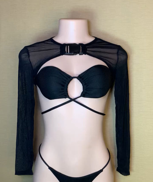 Buckle Mesh Sleeve
